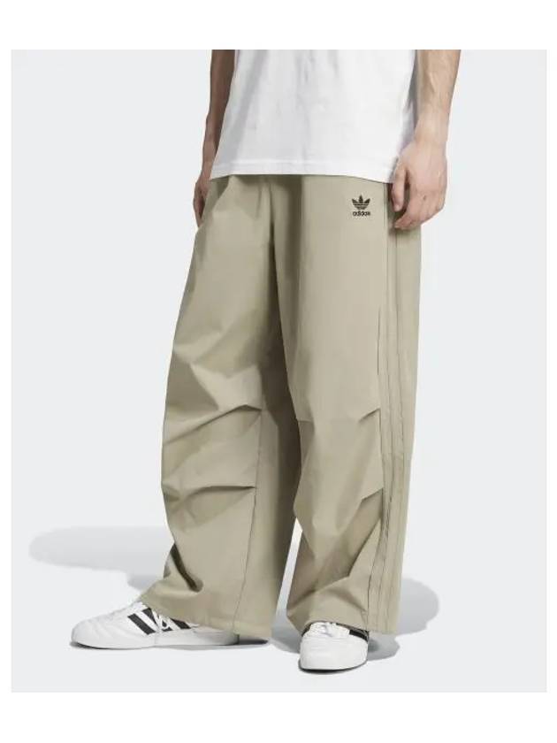 Parachute Drawstring Wide Pants Beige - ADIDAS - BALAAN 1