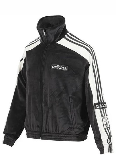 Adibreak Velour Track Jacket Black - ADIDAS - BALAAN 2