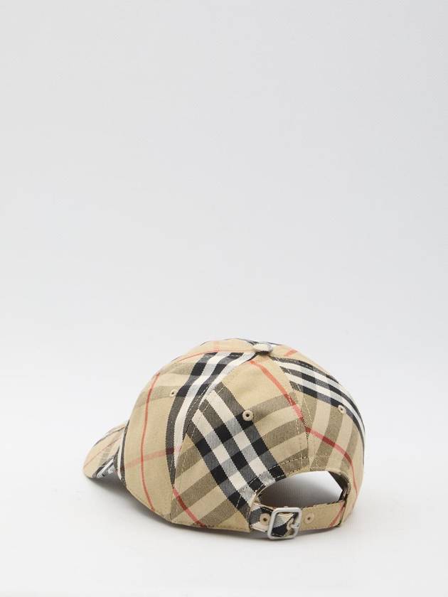 Vintage Check Base Ball Cap Beige - BURBERRY - BALAAN 3