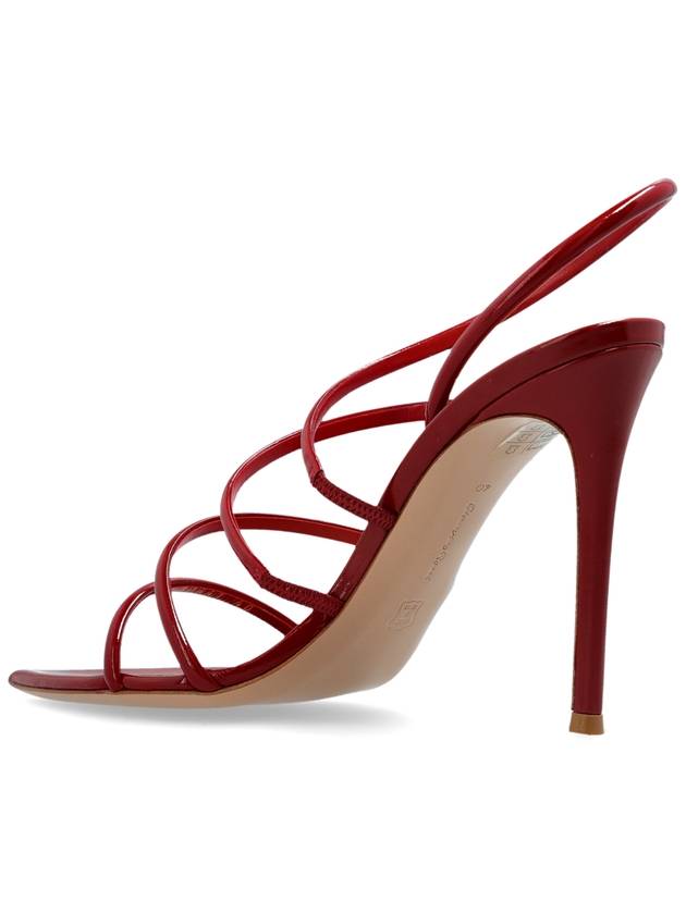 Gianvito Rossi Heeled Sandals ‘Ettie’, Women's, Red - GIANVITO ROSSI - BALAAN 5