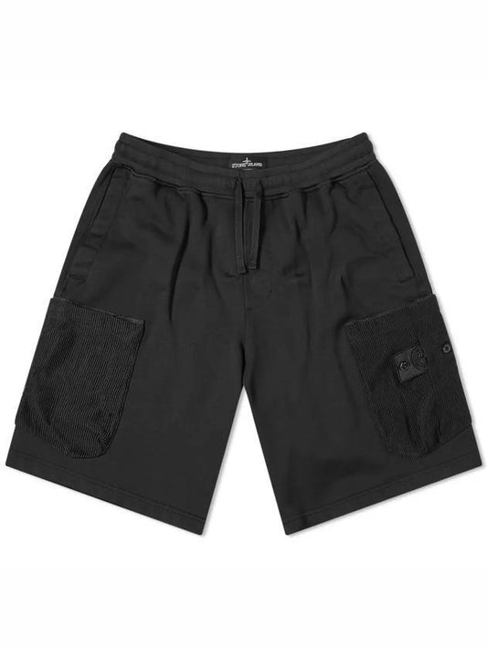 Shadow Project Waffen Patch Training Shorts Black - STONE ISLAND - BALAAN 1