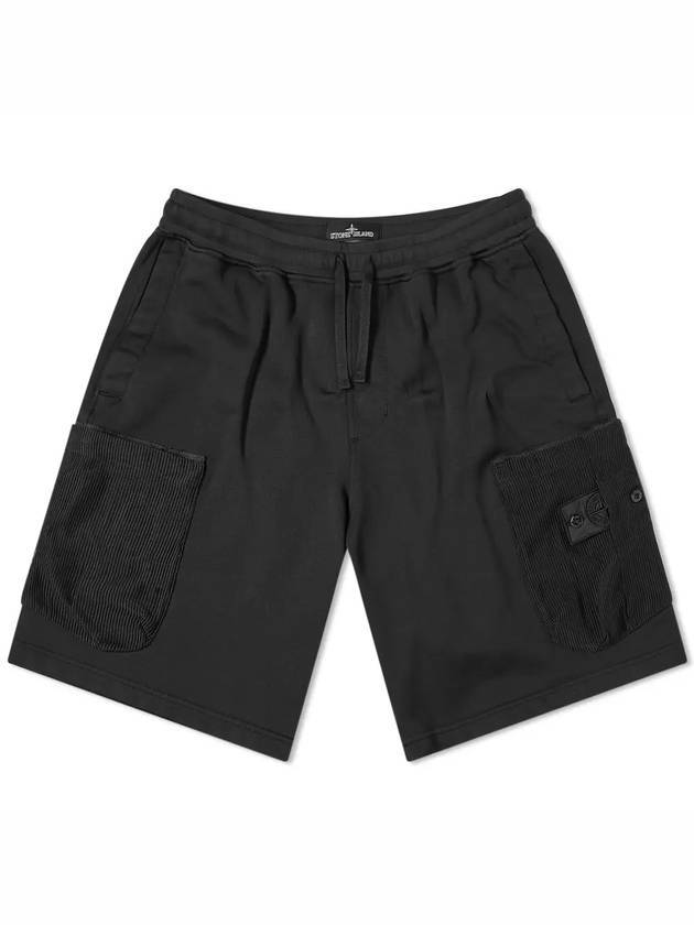 Shadow Project Waffen Patch Training Shorts Black - STONE ISLAND - BALAAN 1