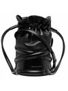 Soft Curve Bucket Cross Bag Black - ALEXANDER MCQUEEN - BALAAN.