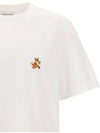 Speedy Fox Patch Comfort Short Sleeve T-Shirt White - MAISON KITSUNE - BALAAN 4