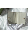Ophidia GG Supreme Zipper Half Wallet Beige White - GUCCI - BALAAN 4