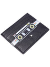 5cc Tape Soft Grain Card Wallet Black - MONTBLANC - BALAAN 6