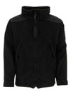 50 Fili Gum Mixed Goggle Hooded Jacket Black - CP COMPANY - BALAAN 2