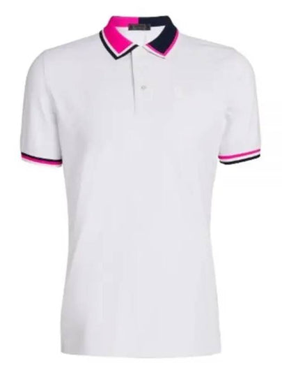 Golf TWO TONE RIB COLLAR TECH PIQU POLO G4MF23K303 SNO two-tone lip color tech pique polo - G/FORE - BALAAN 2