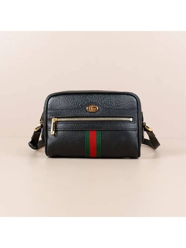 Ophidia GG Web Mini Cross Bag Black - GUCCI - BALAAN 4