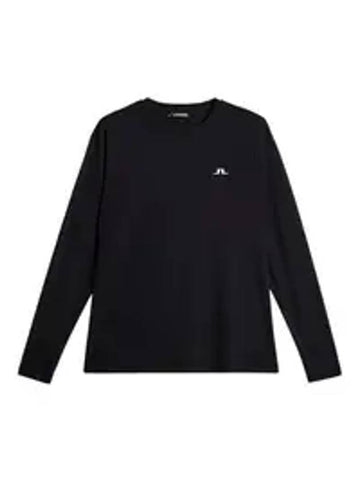 Ade Logo Long Sleeve T-Shirt Black - J.LINDEBERG - BALAAN 1