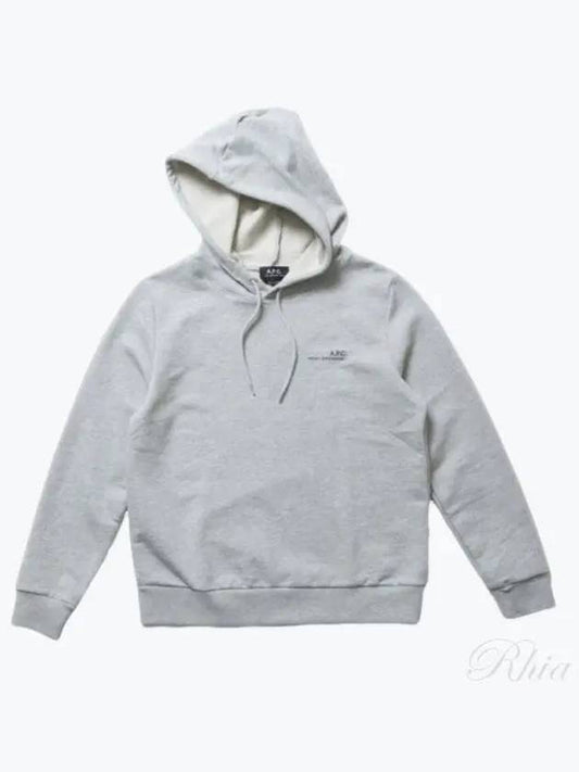 Item Logo Print Hooded Top Grey - A.P.C. - BALAAN 2