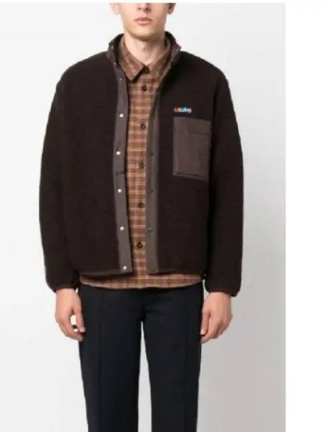 Iwan Fleece Wool Jacket Brown - A.P.C. - BALAAN 2