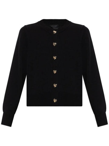 Kate Spade Wool Cardigan, Women's, Black - KATE SPADE - BALAAN 1