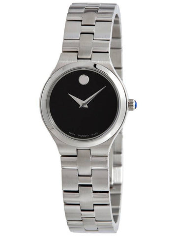 Movado Juro Quartz Black Dial Ladies Watch 0607444 - MOVADO - BALAAN 1