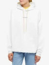 Logo Print Hooded Top Stone White - MARNI - BALAAN 2