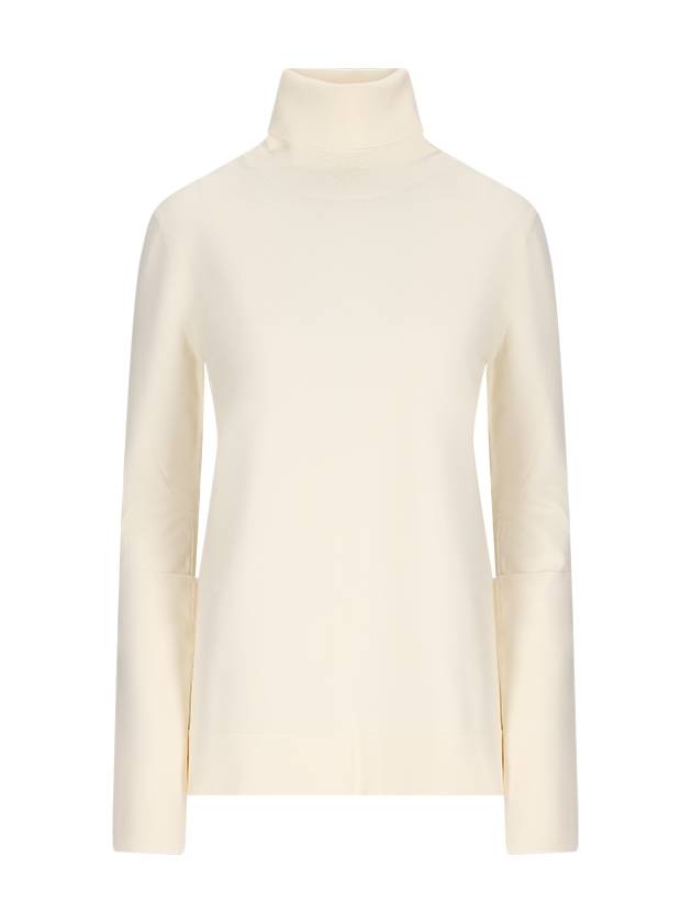 HIGH-NECK RIBBED SWEATER - JIL SANDER - BALAAN 1