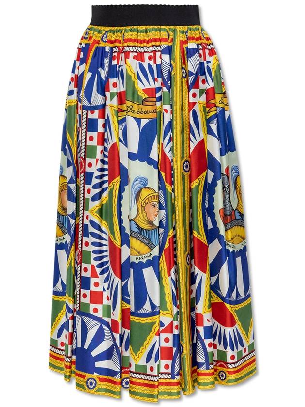 Geometric Print Skirt F4BU6TGDS12 - DOLCE&GABBANA - BALAAN 2