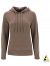 Virgola Cashmere Hooded Knit Top Brown - MAX MARA - BALAAN 2