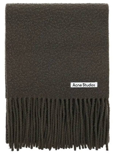 Wool Fringe Scarf Brown - ACNE STUDIOS - BALAAN 2