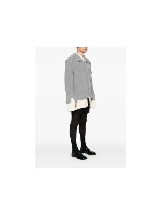 layered cardigan gray - JW ANDERSON - BALAAN 3