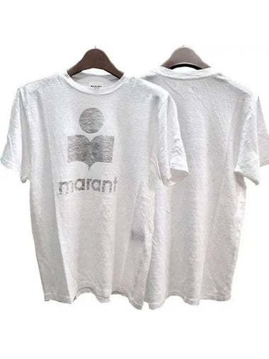 ZEWEL Linen silver short sleeve t shirt TS00 25664119 271326 1094937 - ISABEL MARANT - BALAAN 1