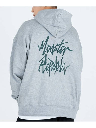 Movement Deep Green Logo Hoodie Grey - MONSTER REPUBLIC - BALAAN 1