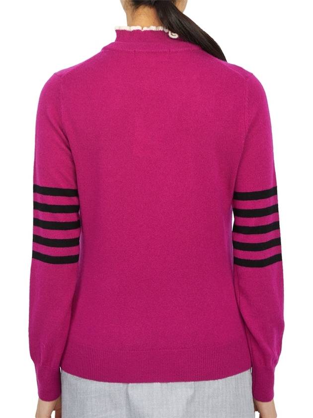 Golf Wear Women s Neck Polar Knit MLW 2C AB02 PURPLE - MARK & LONA - BALAAN 5