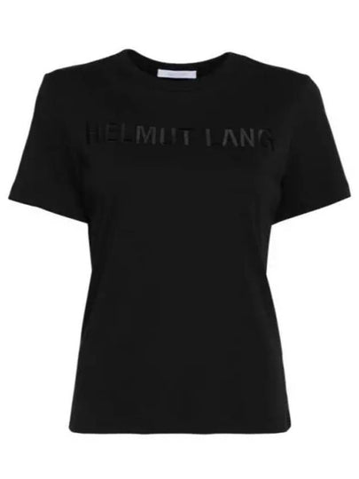 Crew Neck Short Sleeve T-Shirt Black - HELMUT LANG - BALAAN 2