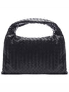 Intrecciato Hop Small Tote Bag Black - BOTTEGA VENETA - BALAAN 2