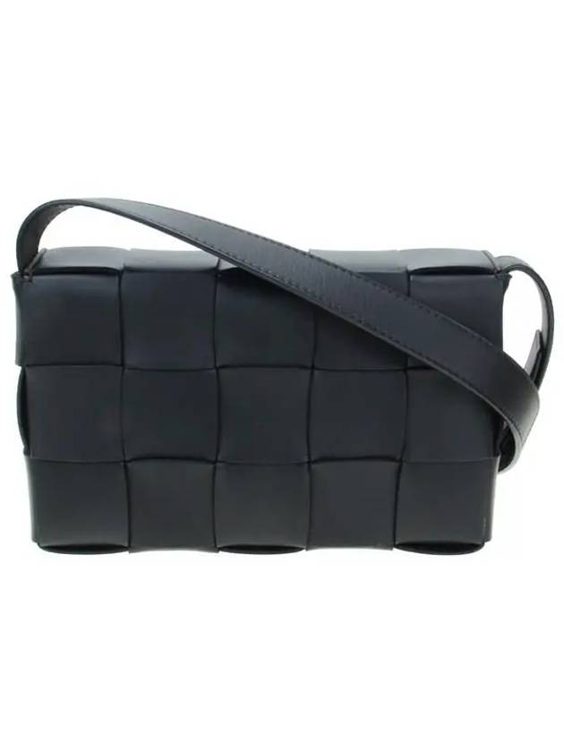 Intrecciato Cassette Cross Bag Black - BOTTEGA VENETA - BALAAN 4