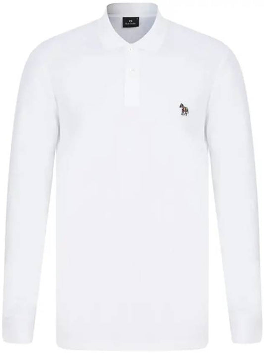 Zebra Logo Long Sleeve PK Shirt White - PAUL SMITH - BALAAN 2