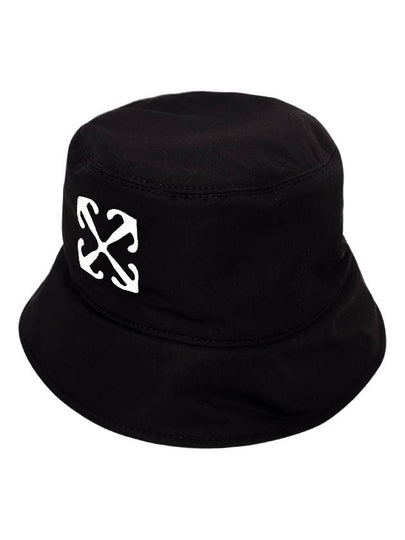 Logo Bucket Hat Black - OFF WHITE - BALAAN 2