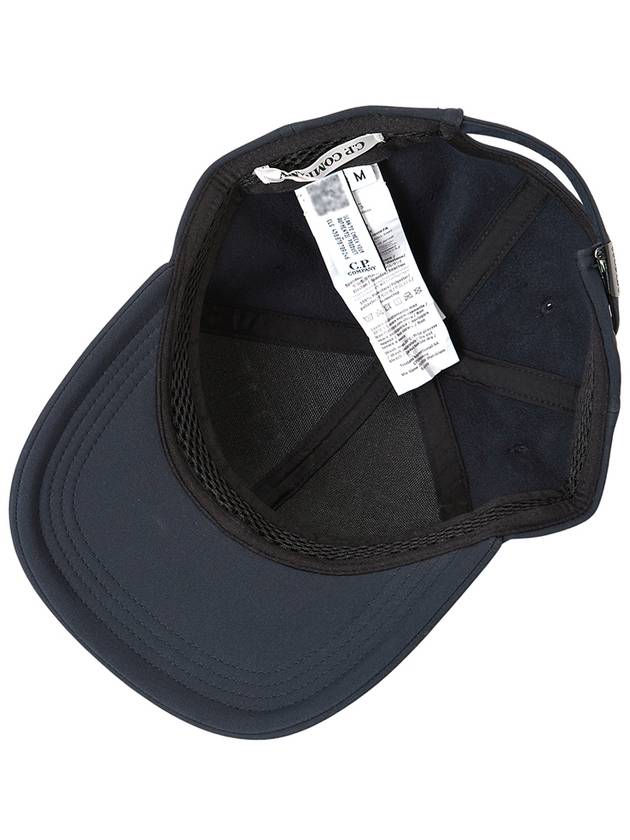 Kids Shell-R Logo Cap Hat Navy - CP COMPANY - BALAAN 6