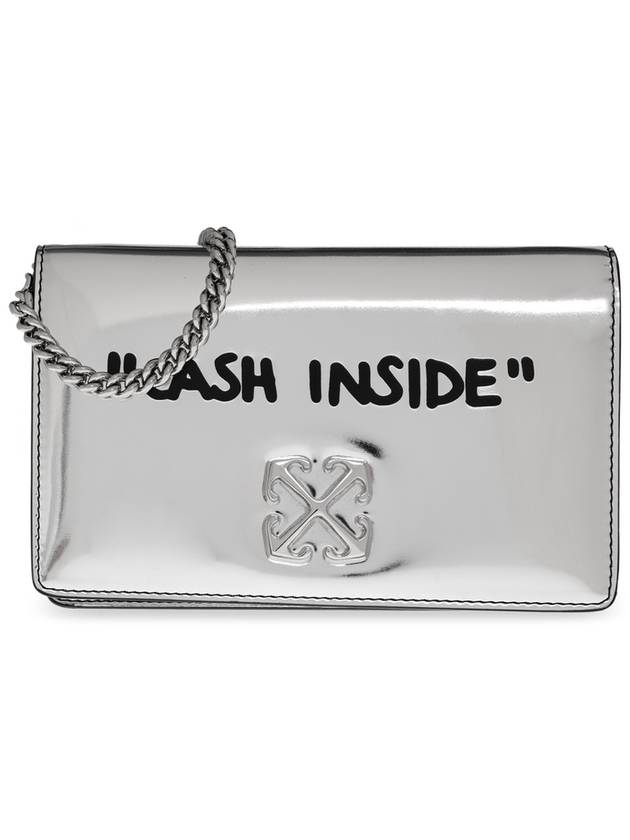 Off-White Shoulder Bag Jitney 0.5, Women's, Silver - OFF WHITE - BALAAN 1