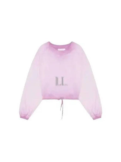 Margo Short Cotton Logo Sweatshirt Lilac - ISABEL MARANT - BALAAN 2