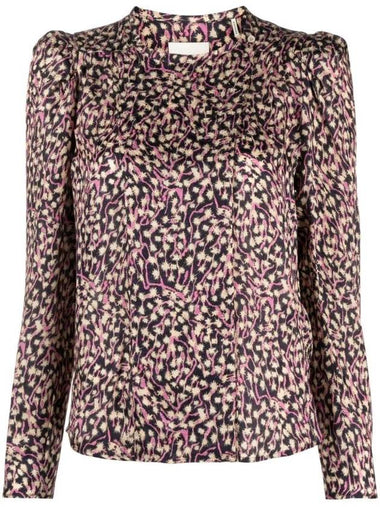 Range graphic print blouse HT0247FAB1J03I - ISABEL MARANT - BALAAN 1