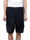 Light Stretch Cotton Bermuda Regular Fit Shorts Navy - STONE ISLAND - BALAAN 2