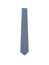 Men's Verde Silk Tie Blue - SALVATORE FERRAGAMO - BALAAN 1