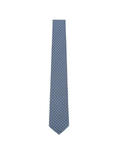 Men's Verde Silk Tie Blue - SALVATORE FERRAGAMO - BALAAN 2