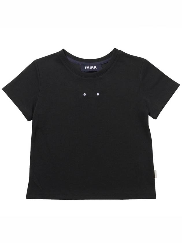 functional crop t-shirt black - IMIRK - BALAAN 3