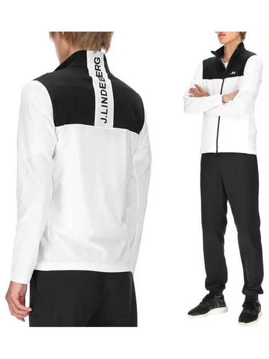 Men's Banks Mid Layer Jacket White GMJS10331 0000 - J.LINDEBERG - BALAAN 2