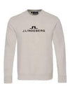 Alpha Crew Neck AMJS08922 C113 Men's Alpha Crew Neck - J.LINDEBERG - BALAAN 2