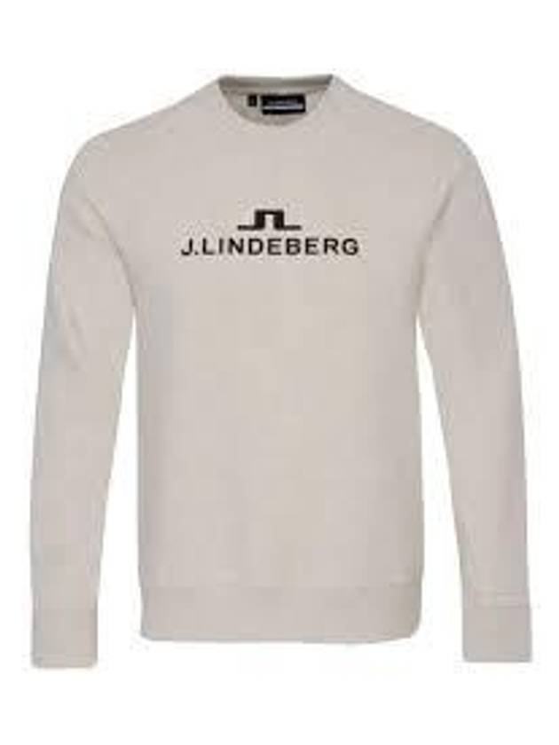 Alpha Crew Neck AMJS08922 C113 Men's Alpha Crew Neck - J.LINDEBERG - BALAAN 2