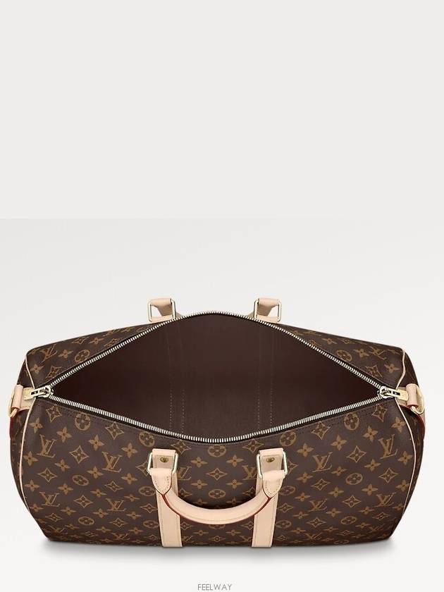 Keepall Bandouli?re Monogram Boston Bag - LOUIS VUITTON - BALAAN 4