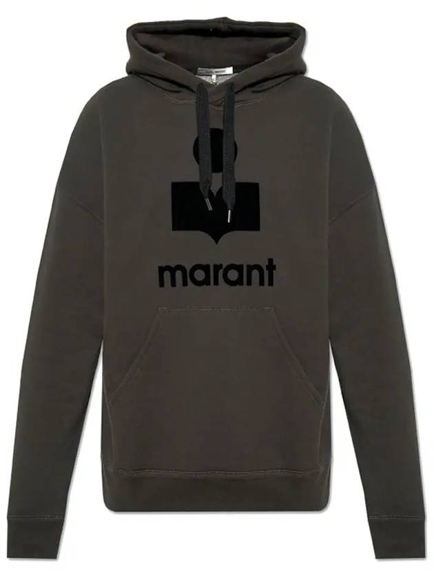 Miley Logo Hoodie Faded Black - ISABEL MARANT - BALAAN 2