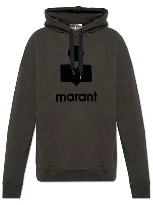 Miley Logo Hoodie Faded Black - ISABEL MARANT - BALAAN 2