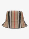 Striped Cotton Reversible Icon Bucket Hat Beige - BURBERRY - BALAAN 2