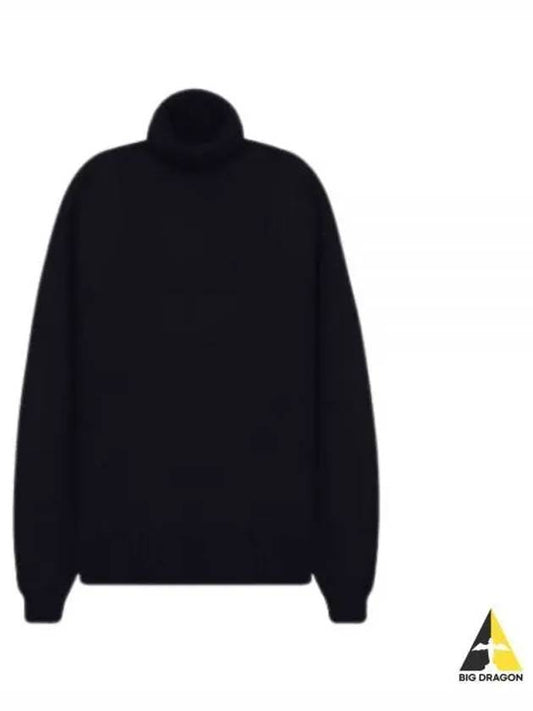 Shetland Wool Turtleneck Black - PRADA - BALAAN 2