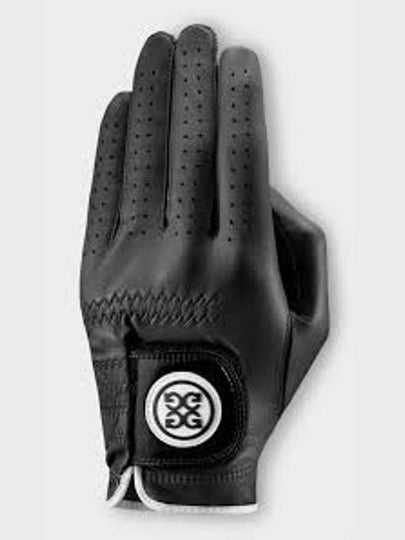 Collection Right Hand Logo Leather Gloves Black - G/FORE - BALAAN 2