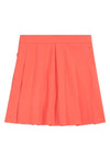 Women's Adina Pleated Skirt Hot Coral - J.LINDEBERG - BALAAN 2